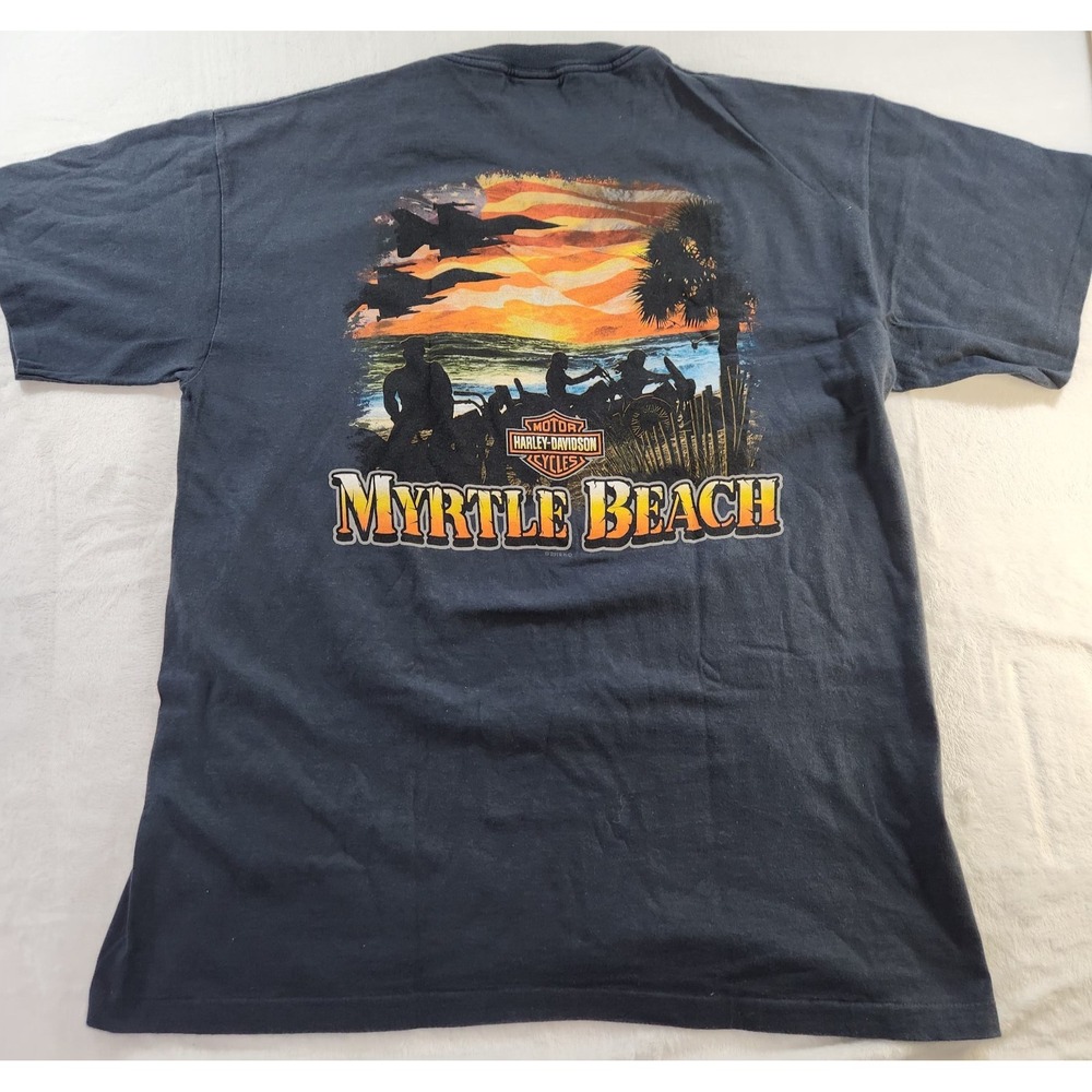 Harley Davidson Myrtle beach, SC shirt 2009 men‎ sz XL gray USA